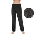thumbnail image 1 of American Trends Womens Fleece Pajama Pants Soft Plush Pajama Bottoms Fluffy Warm Lounge Pants for Women Black L, 1 of 6