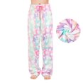 thumbnail image 1 of Womens Fleece Pajama Pants Soft Plush Pajama Bottoms Fluffy Warm Lounge Pants for Women Heart M, 1 of 6