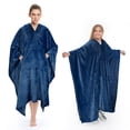 thumbnail image 1 of Poncho Blanket Super Soft Comfy Plush Wearable Fleece Blanket  for Adult, 1 of 6