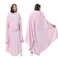 thumbnail image 1 of Poncho Blanket Super Soft Comfy Plush Wearable Fleece Blanket  for Adult, 1 of 6