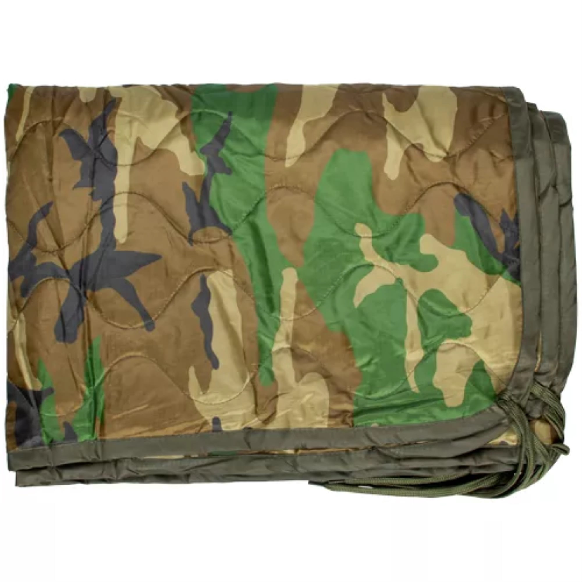 Rothco GI Type Poncho Liner With Ties - Camo Insulated Blanket, 62" X 82", Lightweight For Outdoor Use