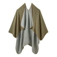 thumbnail image 1 of One Piece Poncho for Women Blanket Shawls Wraps Winter Open Front Poncho Cape Cardigan, 1 of 7
