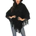 thumbnail image 1 of Ponchos for Women One Piece Poncho Capes Poncho Knit Ponchos Poncho Poncho Relaxed Shawls Wrap Coats Tops, 1 of 6
