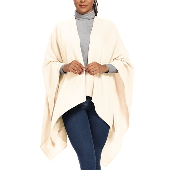 Ponchos for Women Shawls Wraps Oversized Winter Scarf Women's Knitted Cape Warm Fashionable Wearable Blanket Long Cardigans Sweater Coats