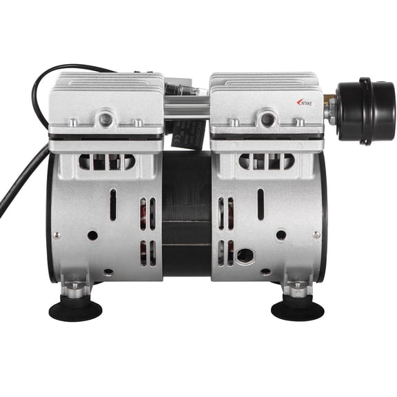 Pond Air Compressor, 550W 5.2CFM Aerator for 3 Acre Lakes, 50' Hose, 3/4 HP with Timer & Valves, Deep Water Oxygenation, No Diffuser, Black