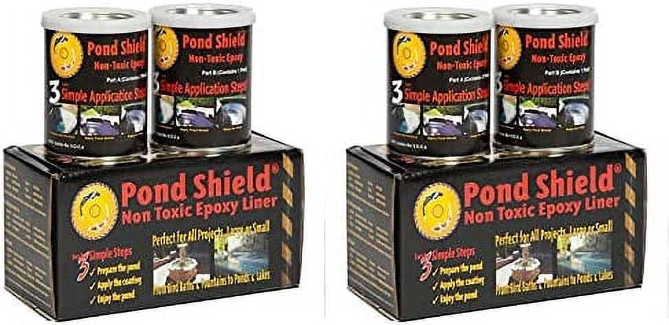 Pond Shield Pond Armor SKU GRAY QT R Non toxic Epoxy Paint, 1,5 Quart, Grey