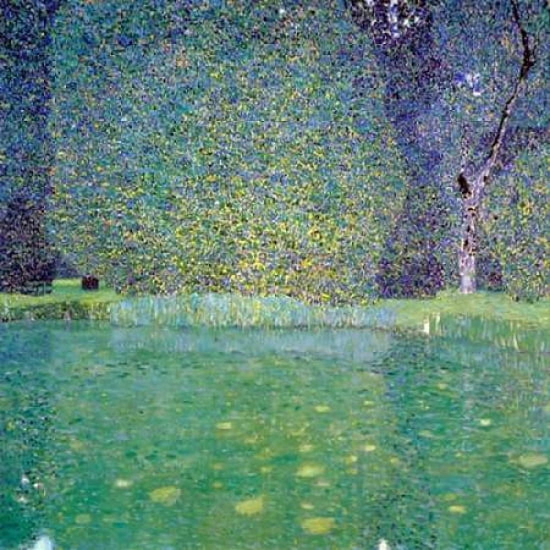 Pond At Schloss Kammer On The Attersee 1910 Canvas Art - Gustav Klimt (24 x 24)