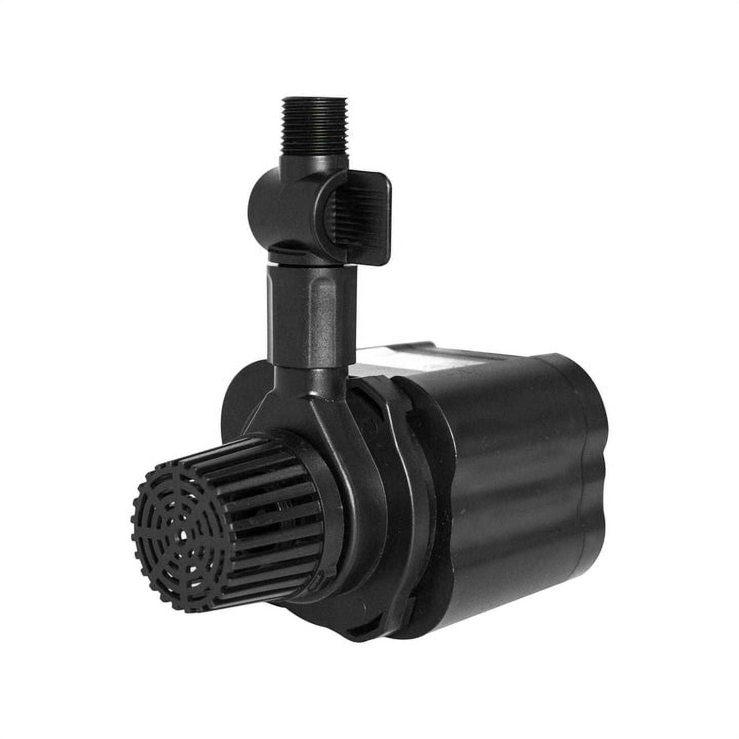 Black Epoxy 280 GPH Submersible Pond Pump