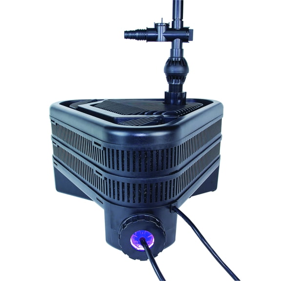 Pond Filter Lifegard ALL-IN-ONE DOUBLE for up to 1500 Gallon Ponds - Includes UV Sterilizer and Quiet One 3000 Pump
