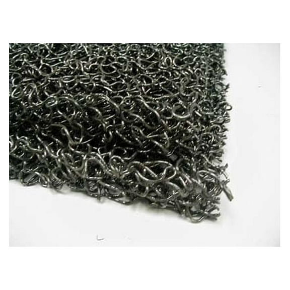 Pond Filter Mat 2-Pack - 19" x 24" Koi Media Pad - Black Aquarium Filter Pads for Ponds, Fish Tanks & Skimmers - Durable Pond Filtration