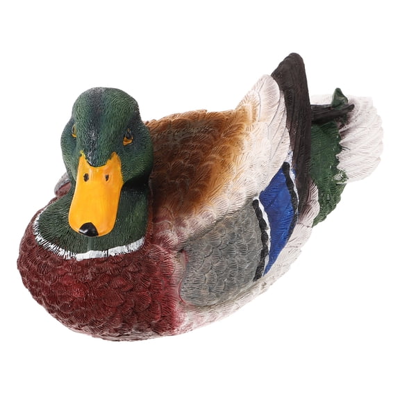 CIMAXIC Garden Resin Duck Figurine Floating Ornament for Pond and Landscape Decor