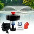 thumbnail image 1 of Foxlux Pond Fountain Aerator 750W, 1HP 15000 GPH Floating Aerating Pump with Stainless Steel Body, 120ft Power Cord & Multifunctional Timer for Small & Large Ponds & Lakes (AC120V)  1 Count per pack, 1 of 8