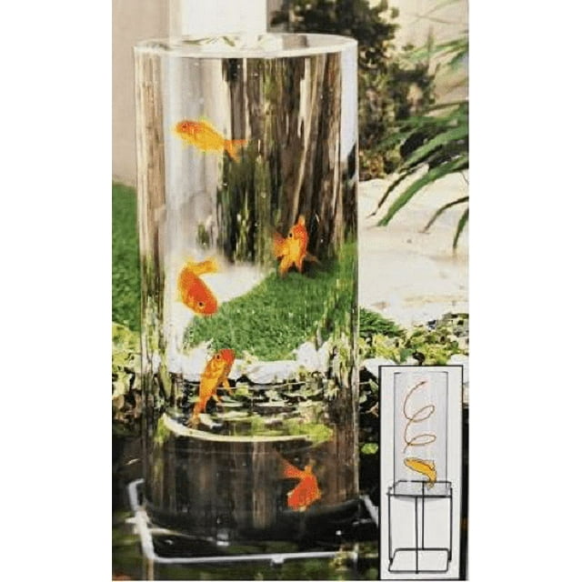 Pond Koi Fish Viewing Tube, Observation Tower for Aquatic Water Garden