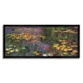 thumbnail image 1 of Pond Lily Nature View Landscape Painting Black Framed Art Print Wall Art, 1 of 7
