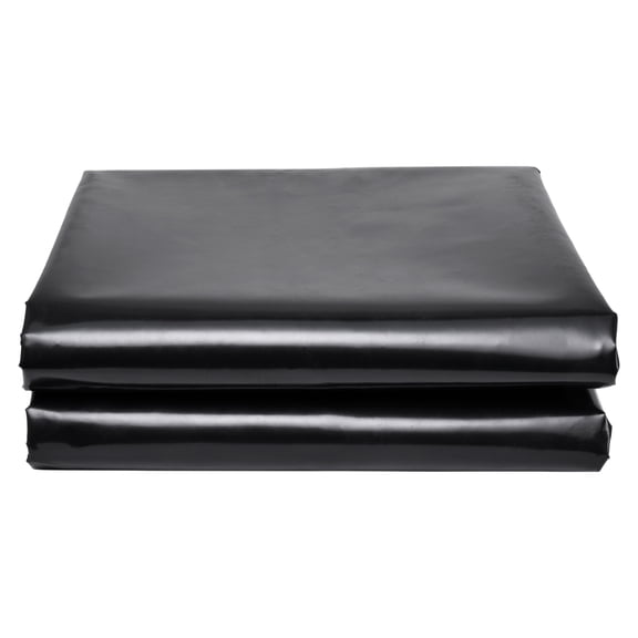 Pond Liner 40 x 40 ft HDPE Fish Pond Liners Skins 11.8 Mil UV Resistant Preformed Pond Liner for Fountains Waterfall Koi Ponds Water Garden, Black