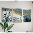 thumbnail image 1 of Pond Reeds Japanese Ink Wash Prints Version 2 Set 3 Unframed Paper Print 8x12, 1 of 3
