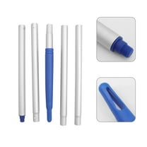 Pond Vacuum Sweeper Pole Blue Aluminum Telescopic Pool Vacuum Pole for Cleaning Pools, Spas, and Ponds (51.18X0.79X0.79Inch)