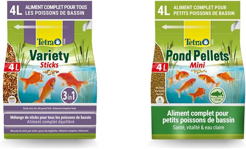 Nourriture Pour Poissons De Bassin Tetra Pond Variety Sticks - Aliment Complet Avec Vitamines | 1 Litre