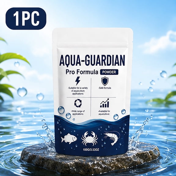 Pond Water Clarifier Powder for Outdoor Water Features, SomWiBe Formula for Pond, 1 Bag, 6.7 x 4.7 In