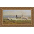 thumbnail image 1 of Pond at Milton on the Hudson 24x16 Gold Ornate Wood Framed Canvas Art by Inness, George, 1 of 2