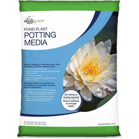 Pond plant pot medium, suitable for nutrient-rich aquatic soil in water gardens