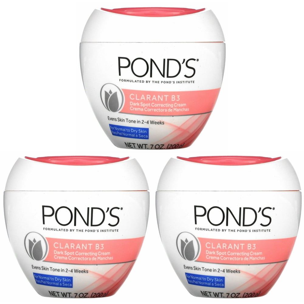 Pond's Clarant B3 Dark Spot Correcting Cream. Moisturizes and Evens