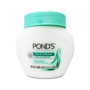 PONDS Cold Cream, Skin Care Facial Cleanser for All Skin Types, Deep Moisturizing Face Wash & Make -Up Remover, 9.5 oz