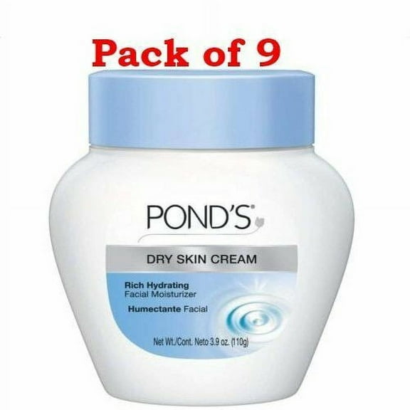 Pond's Cream Dry Skin 3.9 oz (Pack of 9)