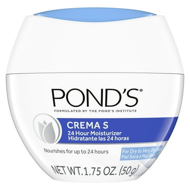 POND’S Crema S, Moisturizing Face Cream for Dry to Very Dry Skin, 1.75 oz