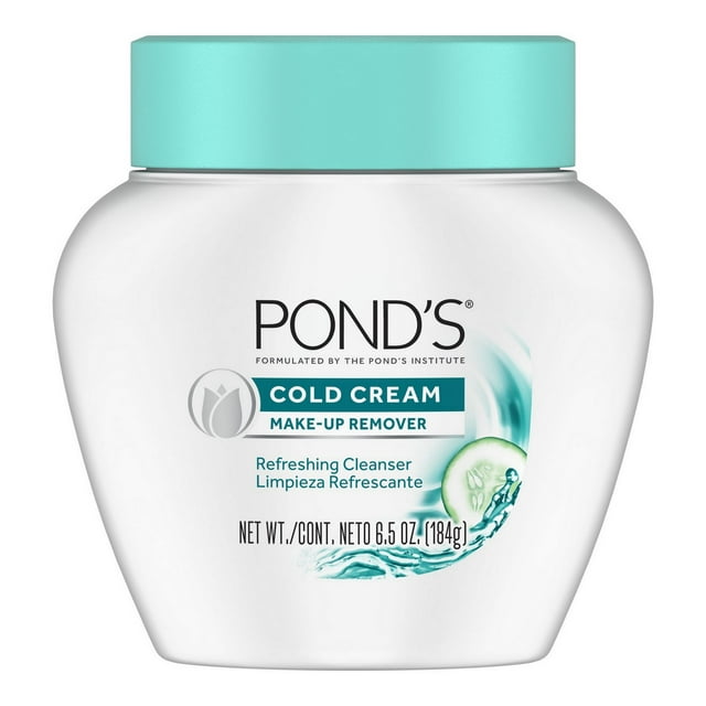 Pond's Cucumber Cold Cream Makeup Remover Cucumber Cold Cream, 6.5 oz ...