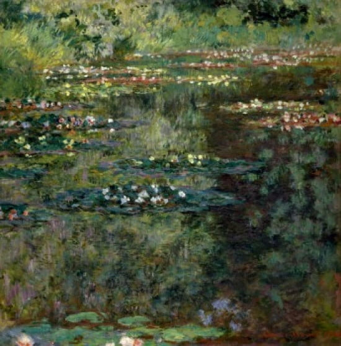 Pond with Water Lilies (Etang aux Nympheas) 1904 Claude Monet (1840-1926French) Canvas Art - Claude Monet (18 x 24)