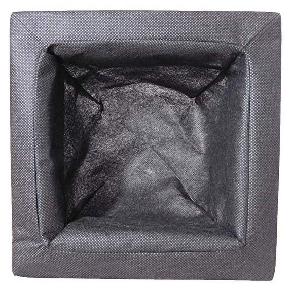 PondH2o Floating Aquatic Water Garden Pond Plant or Flower Fabric Planter Baskets, 10" Square & 14" Round, Aquaponics, Hydroponics | Value 2 Pack