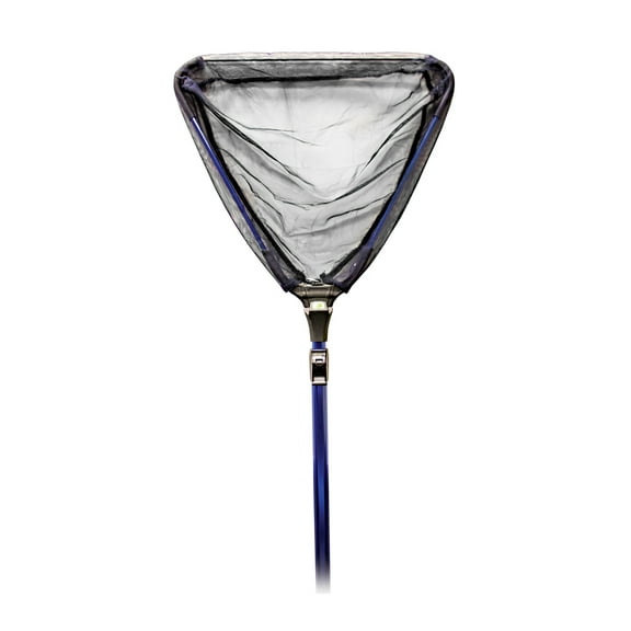 PondH2o Water Garden Koi Fish Pond Skimmer Catching Net with Fine 2mm course mesh, w/Fold-over Collapsible Head Telescopic Pole