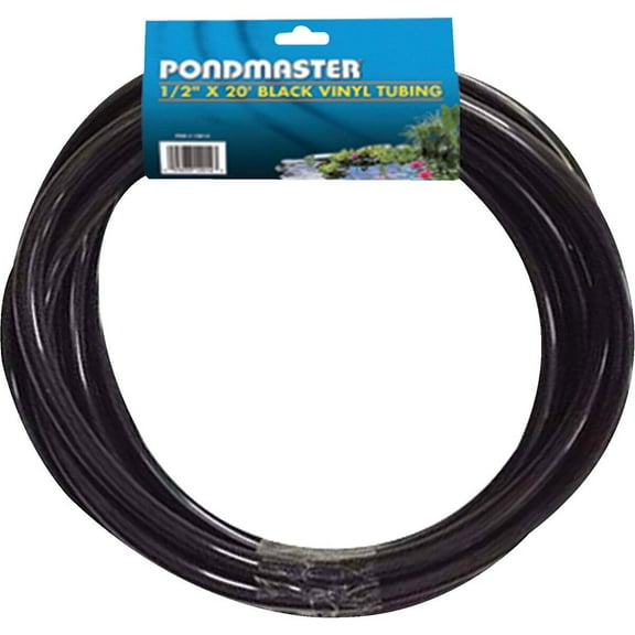 Pondmaster Pond Tubing - Black Polyvinyl Chloride - 20' x 1/2"