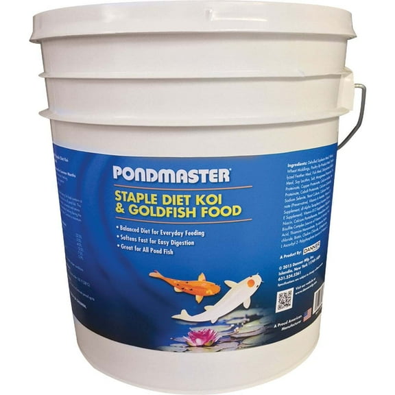 Pondmaster 3730 5 Lb. Staple Diet Koi & Goldfish Pond Fish Food