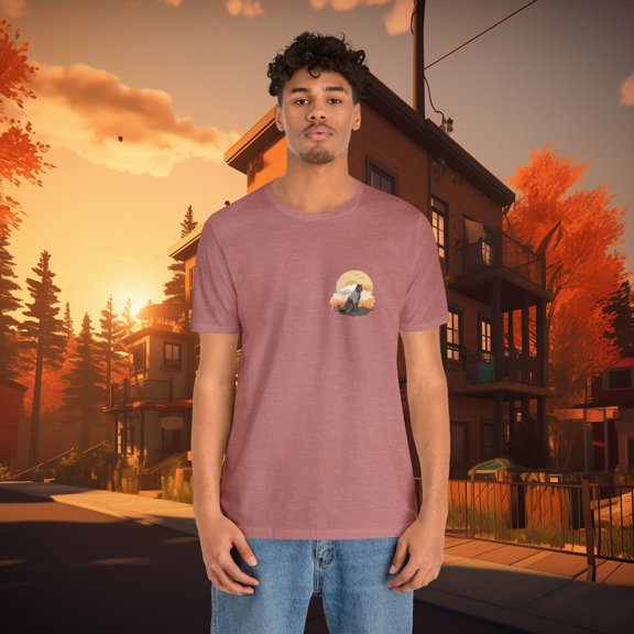 Ponder Cat Badge Short Sleeve Tee