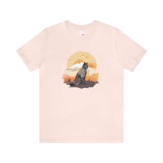 Ponder Cat with Text Short Sleeve Tee