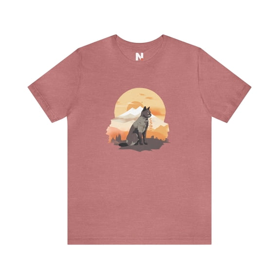 Ponder Cat with Text Short Sleeve Tee