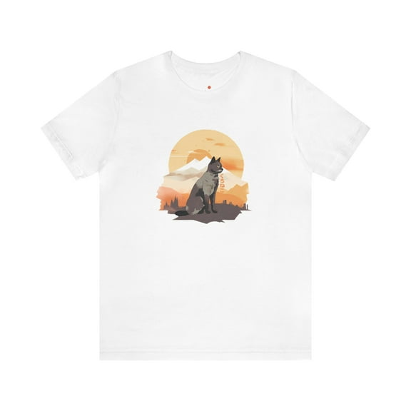 Ponder Cat with Text Short Sleeve Tee
