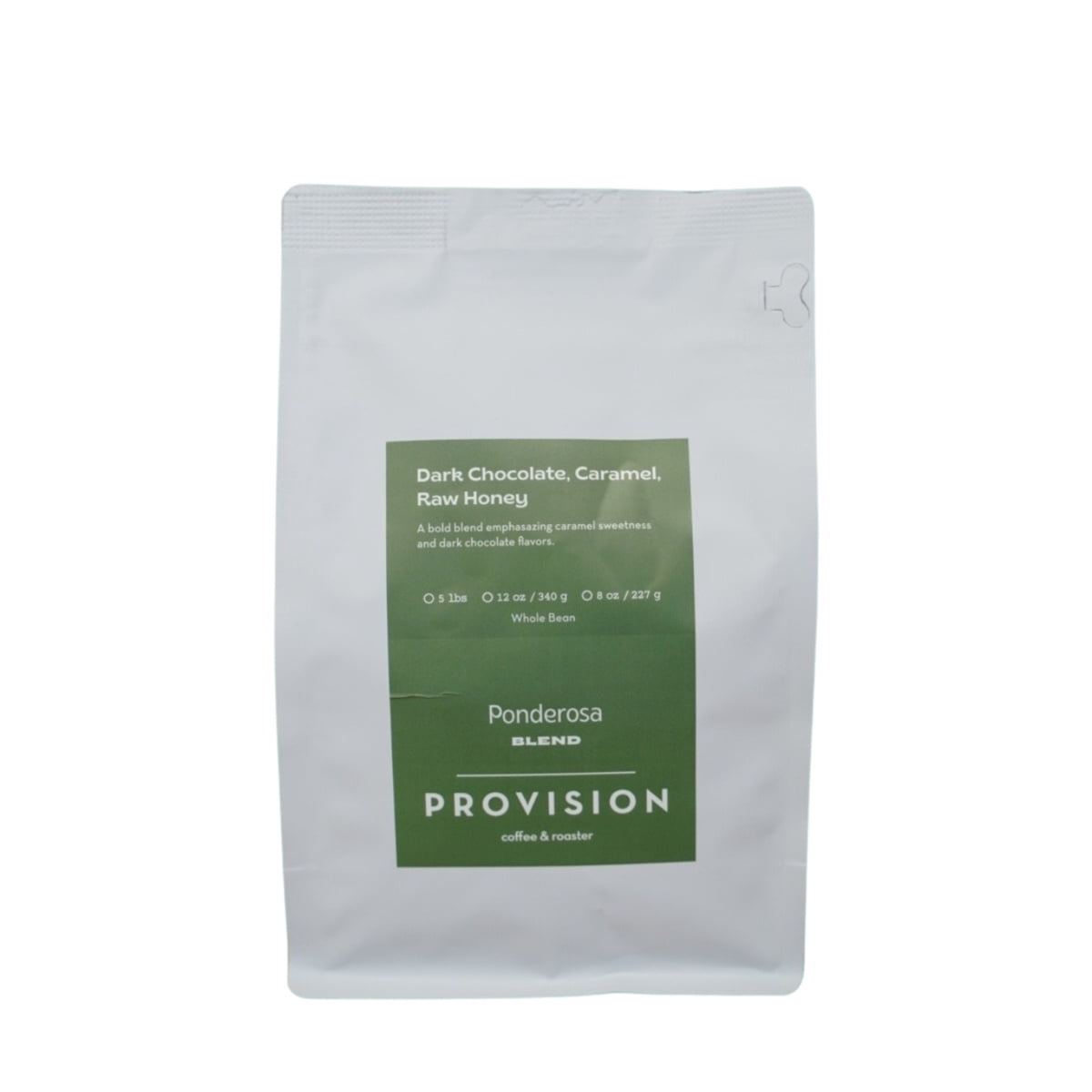 Ponderosa Blend - Roasted by Provision Coffee - Whole Bean Coffee - 12oz Bag