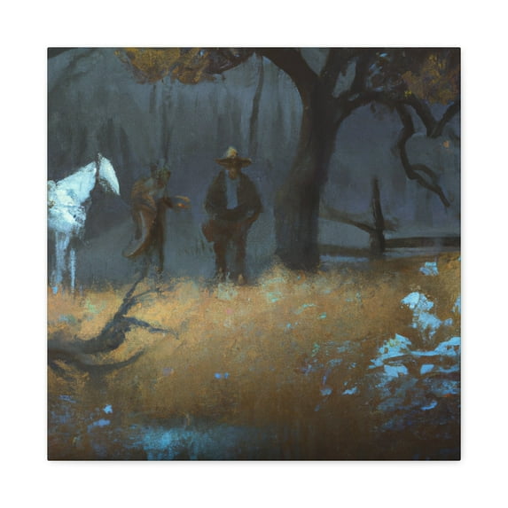 "Ponderosa's Neoclassical Glow" - Canvas