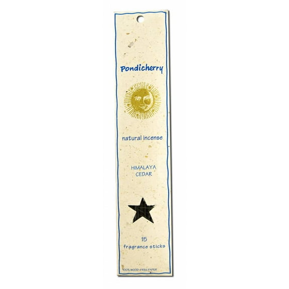 Pondicherry Natural Himalayan Cedar Incense Sticks 15 count