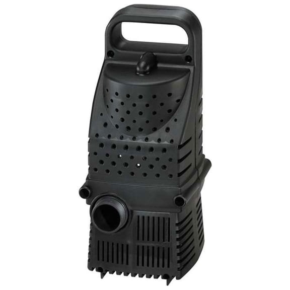Pondmaster 02665 Supreme 2100 GPH ProLine HY-Drive Pond Waterfall Pump, Black