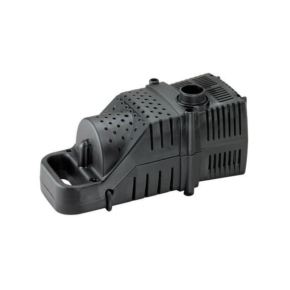 Pondmaster 02667 Supreme 2600 GPH ProLine HY-Drive Pond Waterfall Pump, Black
