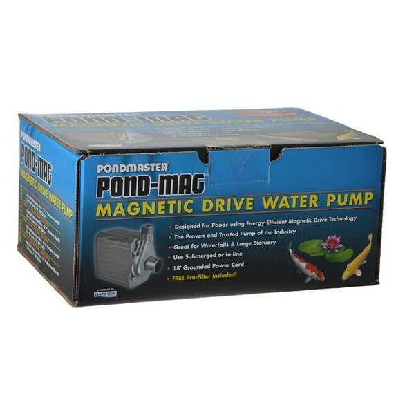Pondmaster 02728 PM-18 Supreme Mag Drive Pond Pump 1800 GPH PM18 Fountain