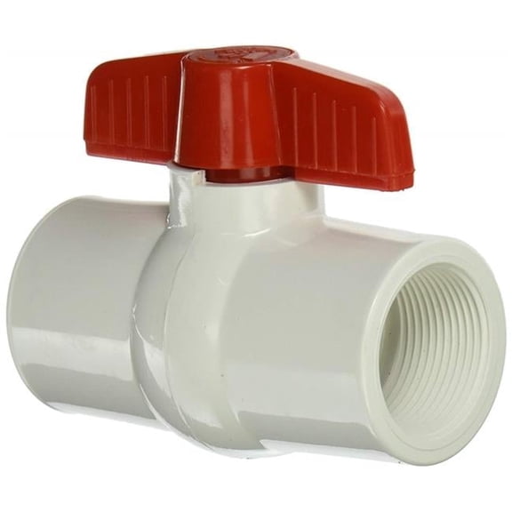 Pondmaster 1.25-Inch Threaded FPT Ball Valve for Effortless Water Flow Control in Ponds and Water Gardens