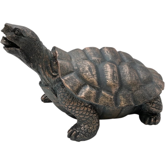 Pondmaster Resin Turtle Spitter - 9"L x 3.6"W x 5.6"H