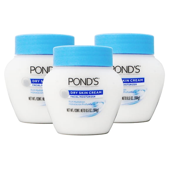 Ponds Dry Skin Cream - 6.5 Oz, 3 Pack