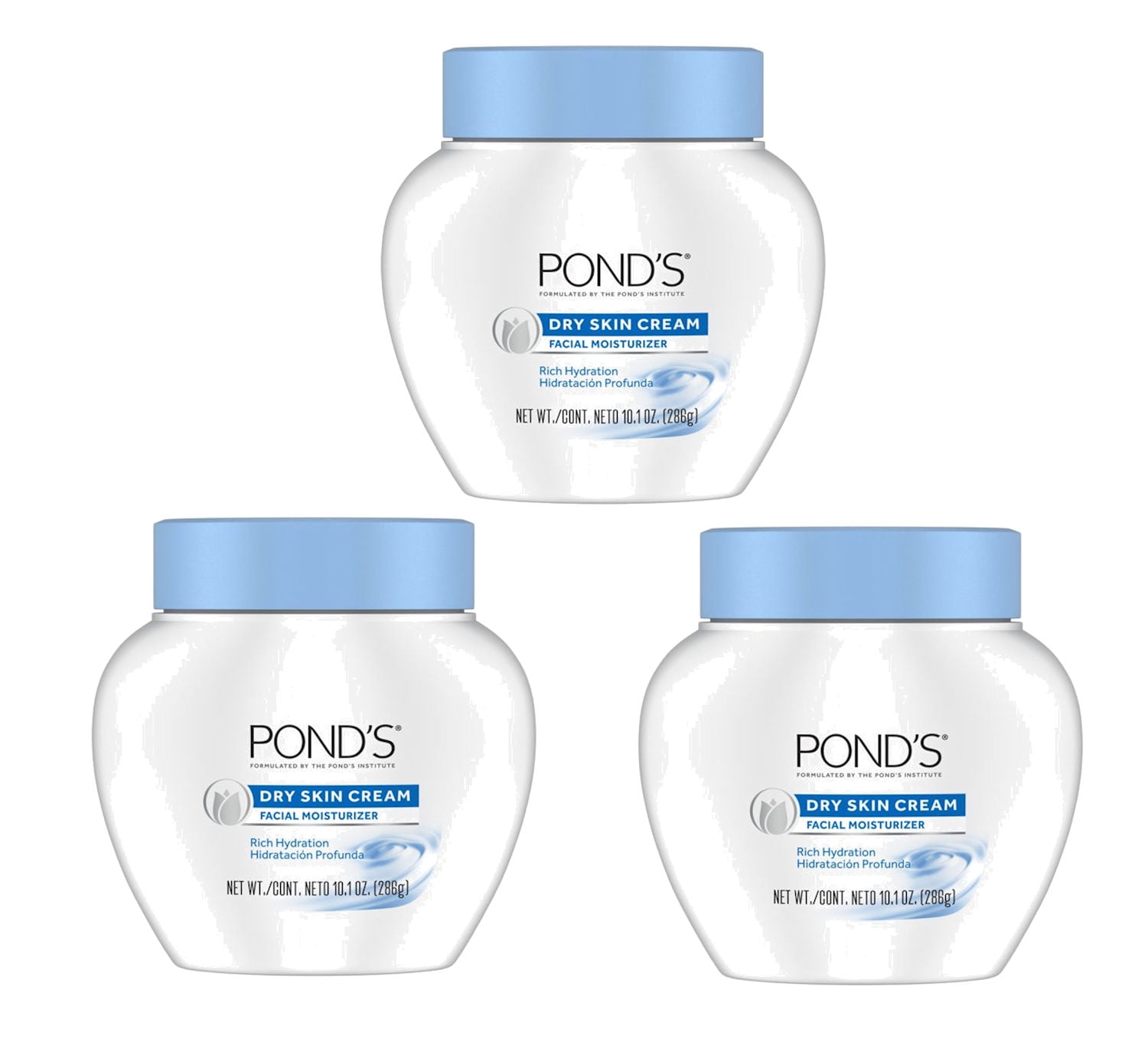 Ponds Dry Skin Cream Facial Moisturizer Rich Hydration 10.1 oz 286g