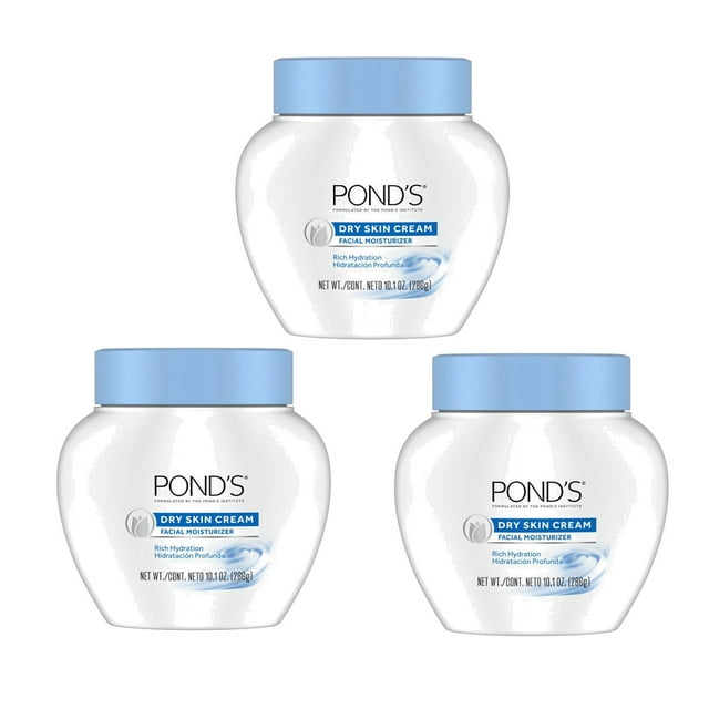 Ponds Dry Skin Cream Facial Moisturizer Rich Hydration 10.1 oz 286g